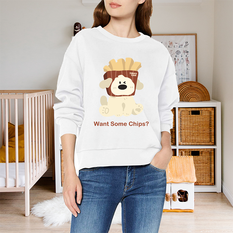 French Fries Puppy Creative Pattern T-Shirts, Hoodies, Sweatshirts