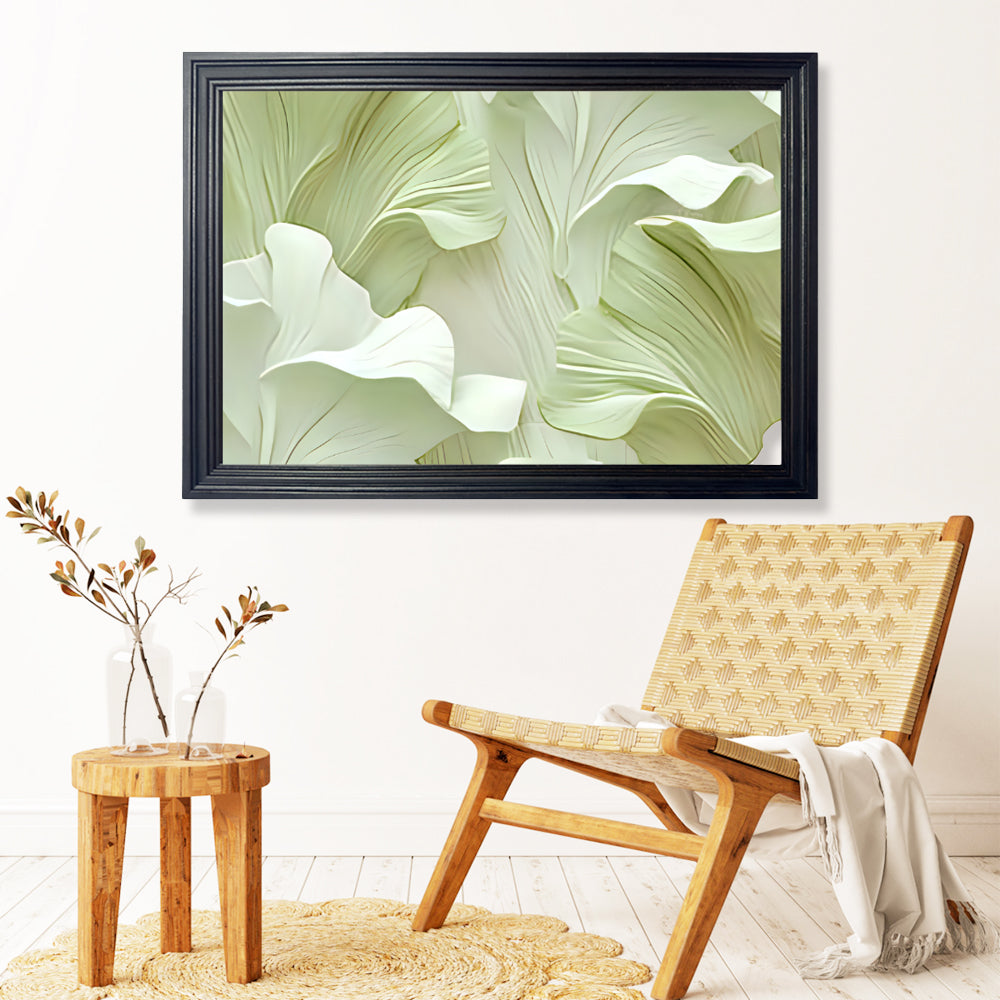 Flower Creative Pattern, Horizontal Framed Simple Decorative Canvas Painting