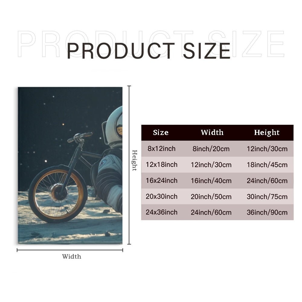 Astronauts In Space,Triple Frameless Canvas Painting