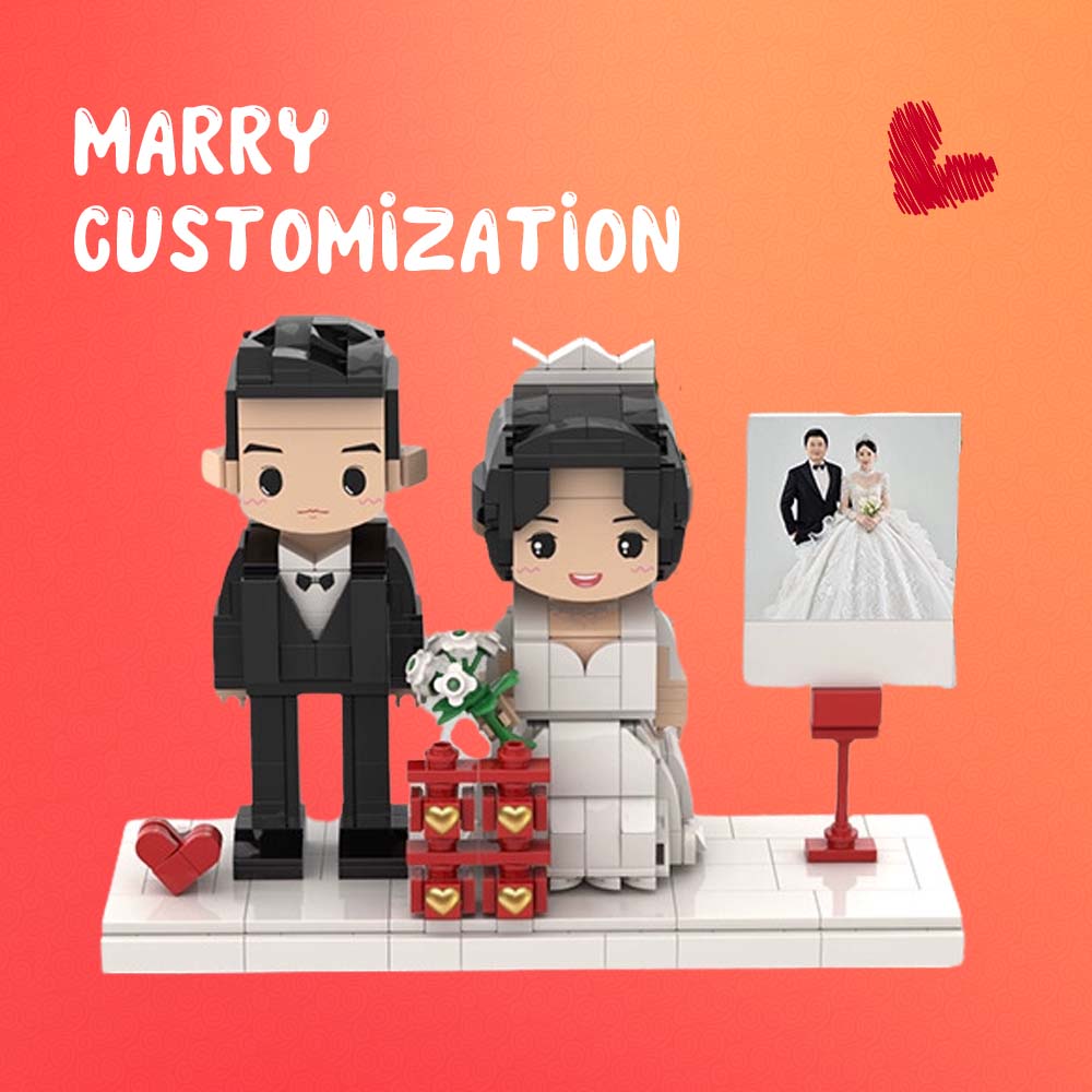 Sweet Couple Gifts Customizable 2 People Brick