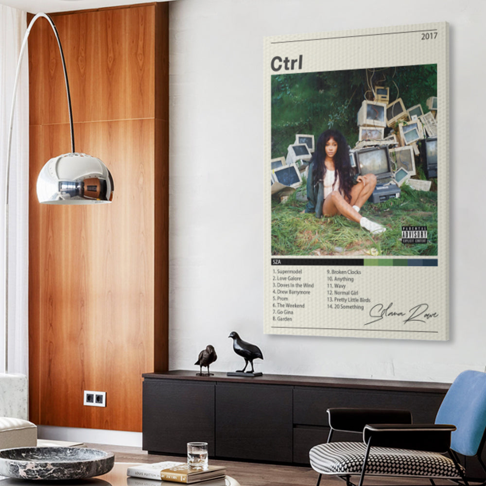 ArtÉlan Poster Cover  Design,Triple Frameless Canvas Painting