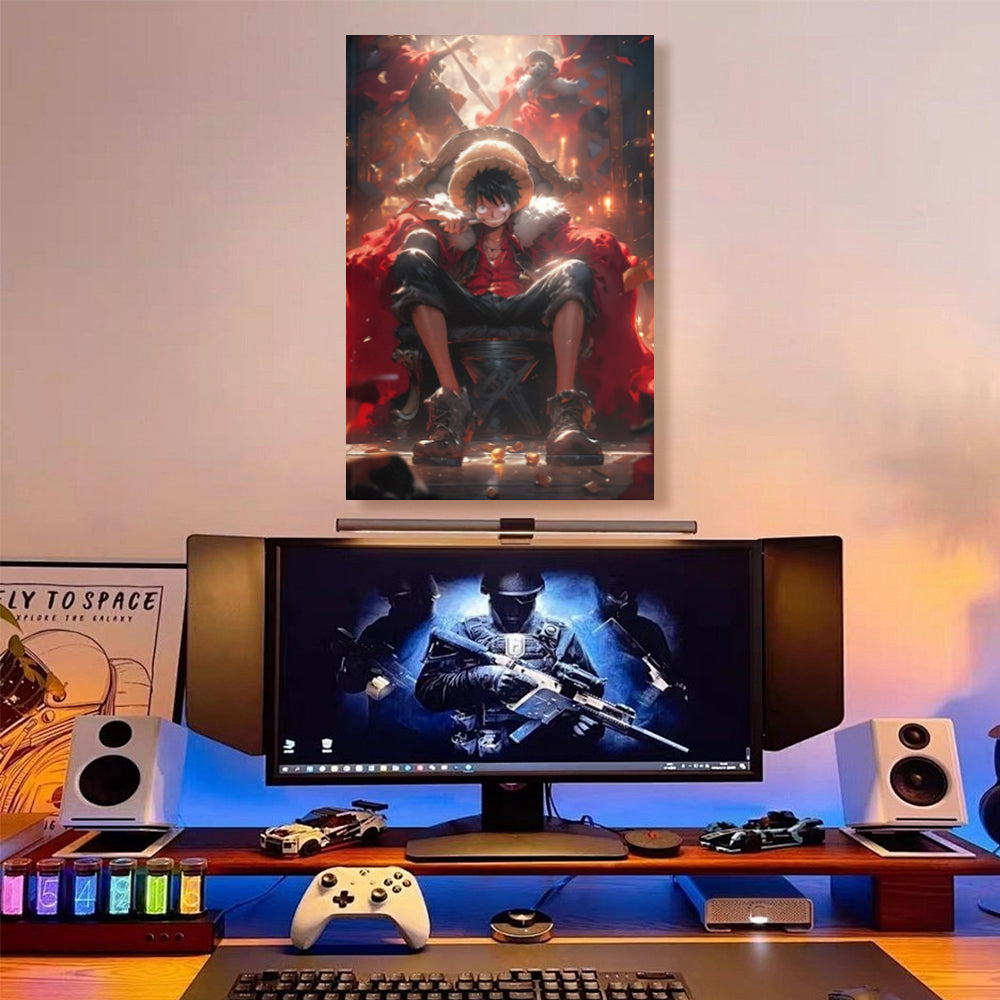 Fantasy Hot-Blooded Boy Creative Pattern,Triple Frameless Canvas Painting