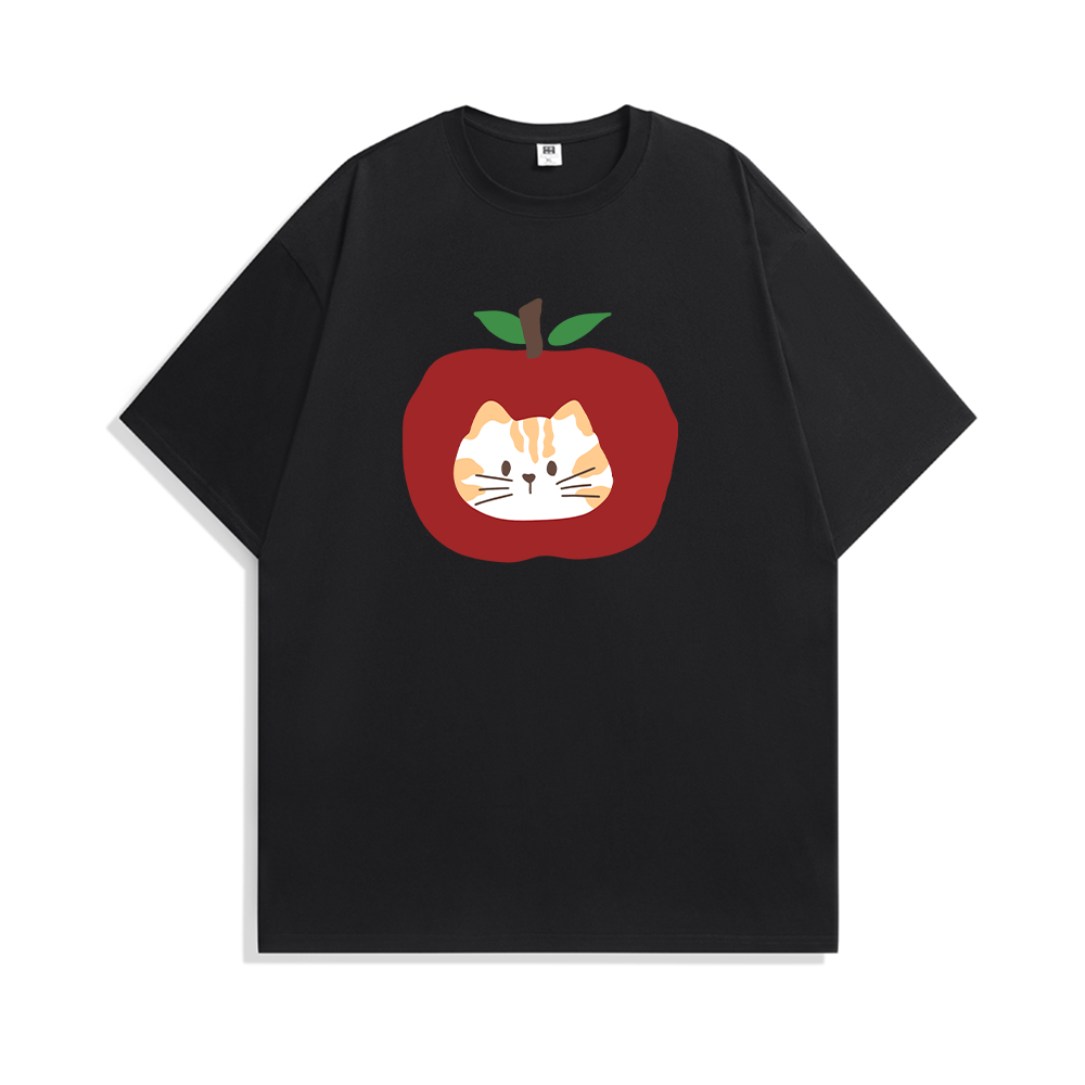 Apple Cat Cute Creative Graphic T-Shirts, Hoodies, Sweatshirts