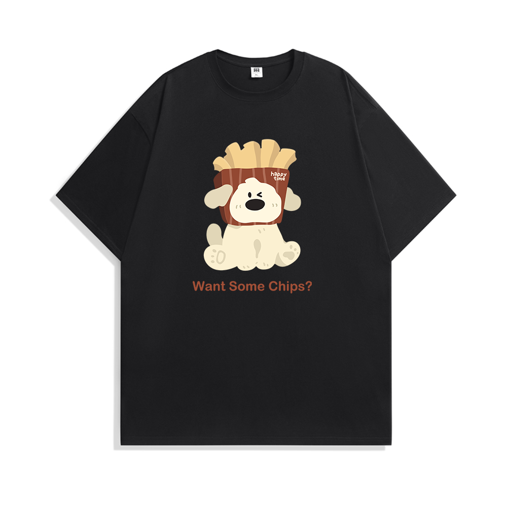 French Fries Puppy Creative Pattern T-Shirts, Hoodies, Sweatshirts