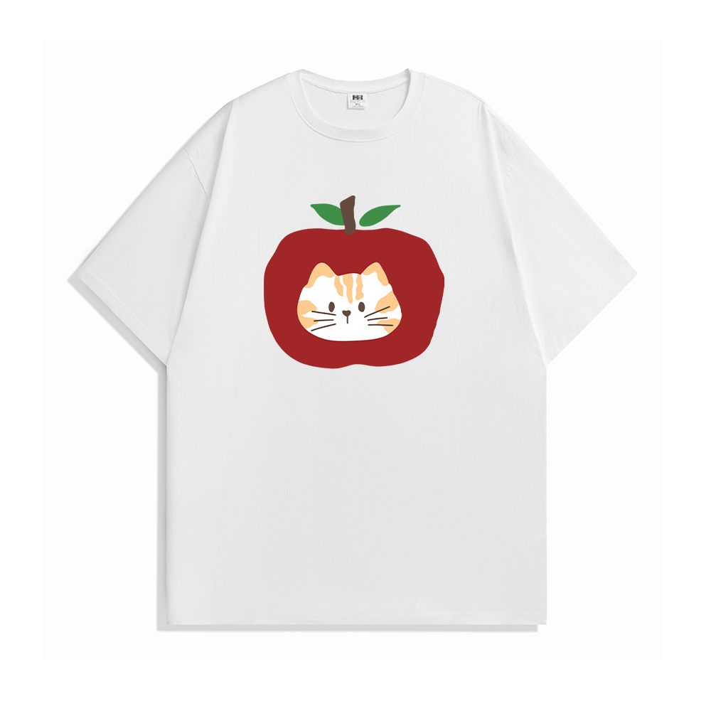 Apple Cat Cute Creative Graphic T-Shirts, Hoodies, Sweatshirts