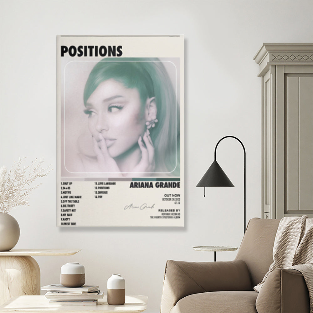 AG album cover  Design,Triple Frameless Canvas Painting