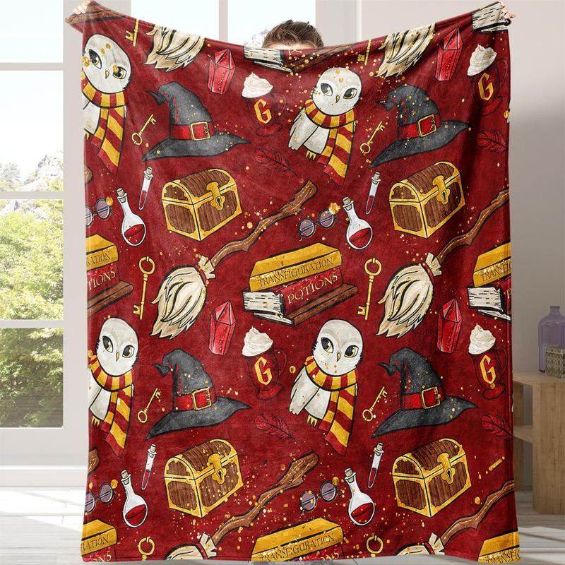 Treasure Cartoon Pattern Soft Comfortable Warm Throw Napping Blankets