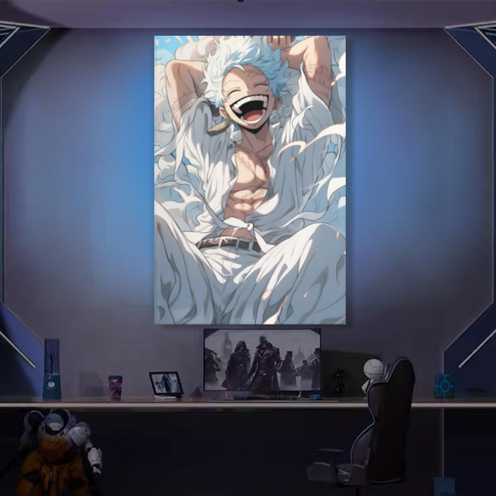 Fantasy Hot-Blooded Boy Creative Pattern,Triple Frameless Canvas Painting