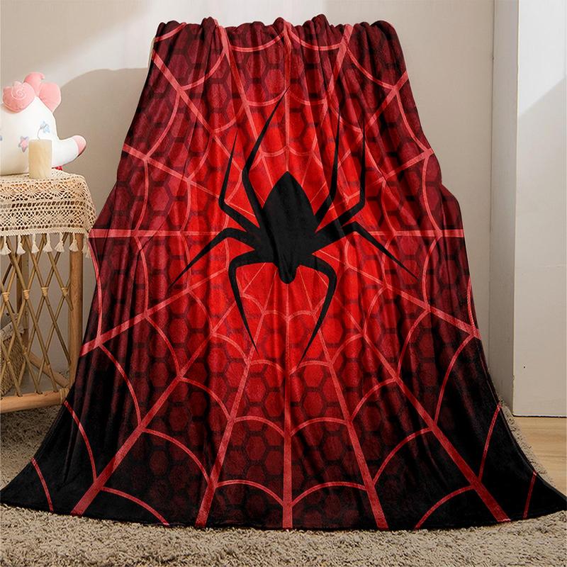 Spider Web Pattern Cozy Blanket Soft and Comfortable