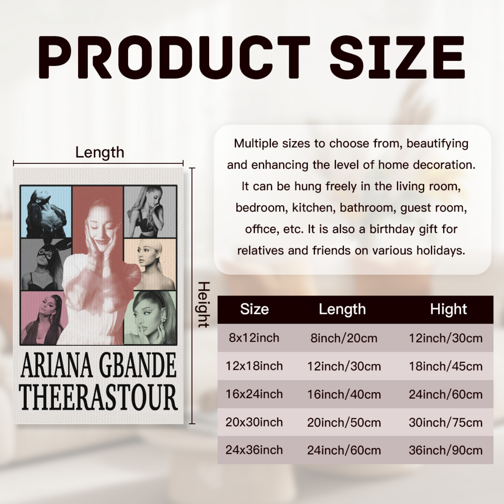 AG Album Poster Creative Pattern,Single  Frameless Canvas Painting