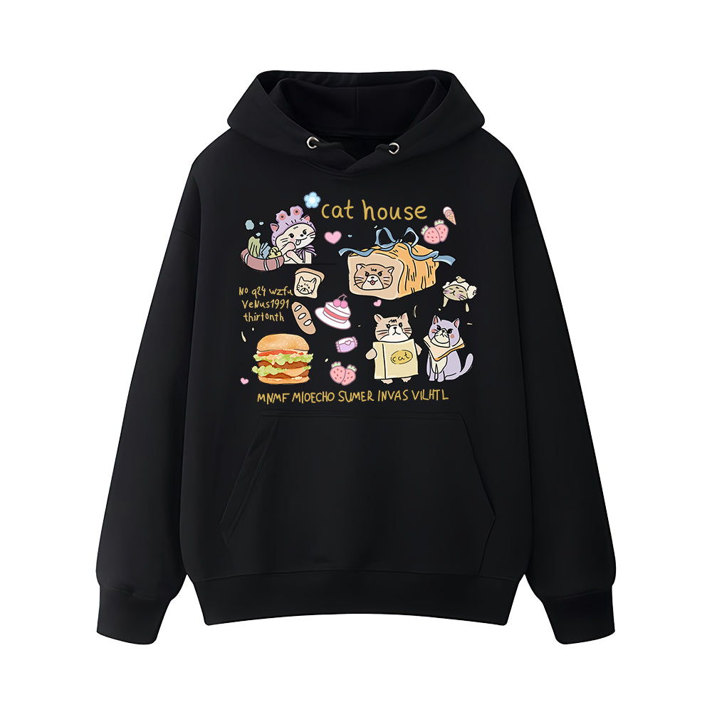 Illustration Graffiti Cute Kitten T-Shirts, Hoodies, Sweatshirts