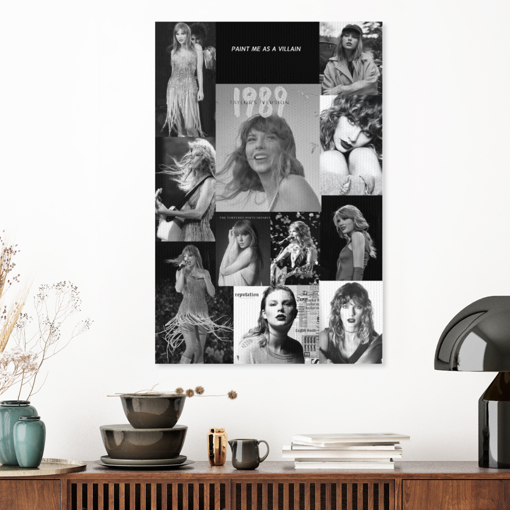 TS Album Poster Creative Pattern,Single  Frameless Canvas Painting.