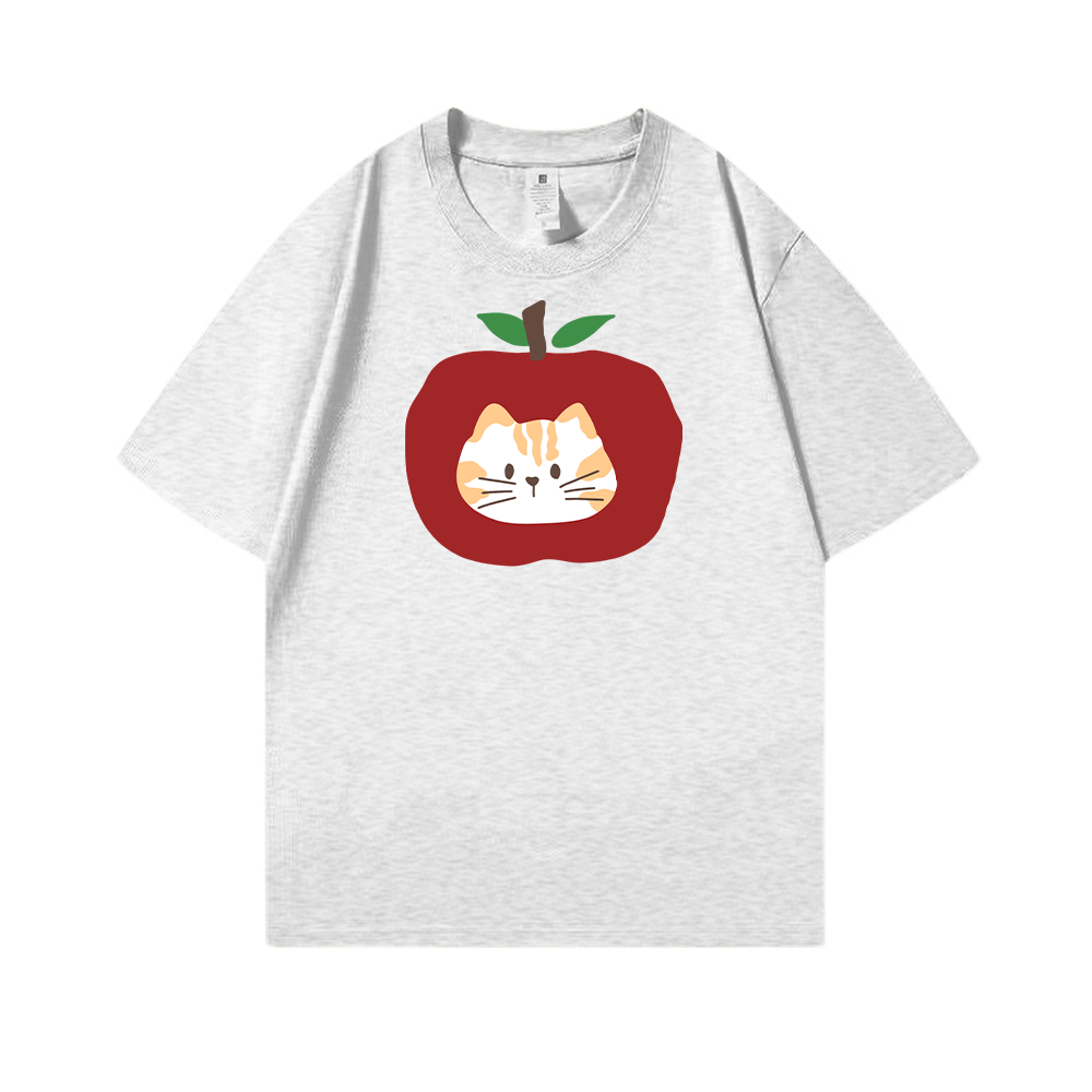 Apple Cat Cute Creative Graphic T-Shirts, Hoodies, Sweatshirts