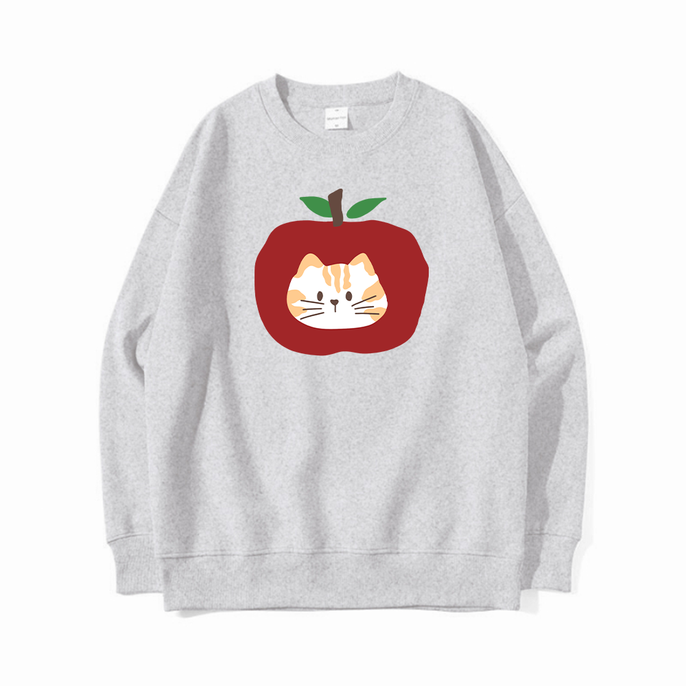 Apple Cat Cute Creative Graphic T-Shirts, Hoodies, Sweatshirts