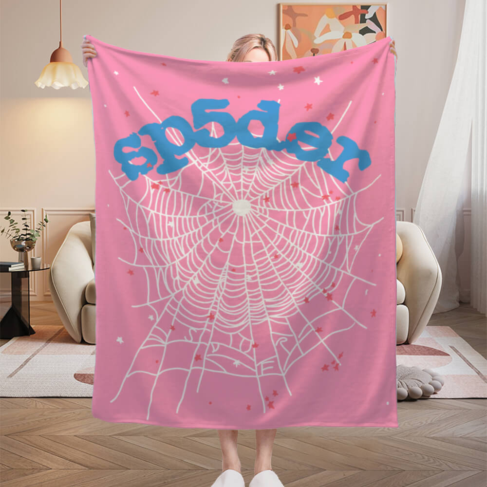 Creative Spider Web Pattern Blanket, Soft And Comfortable
