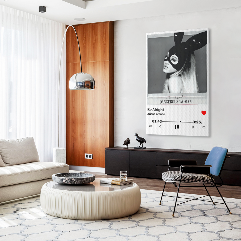 AG Album Poster Creative Pattern,Single  Frameless Canvas Painting