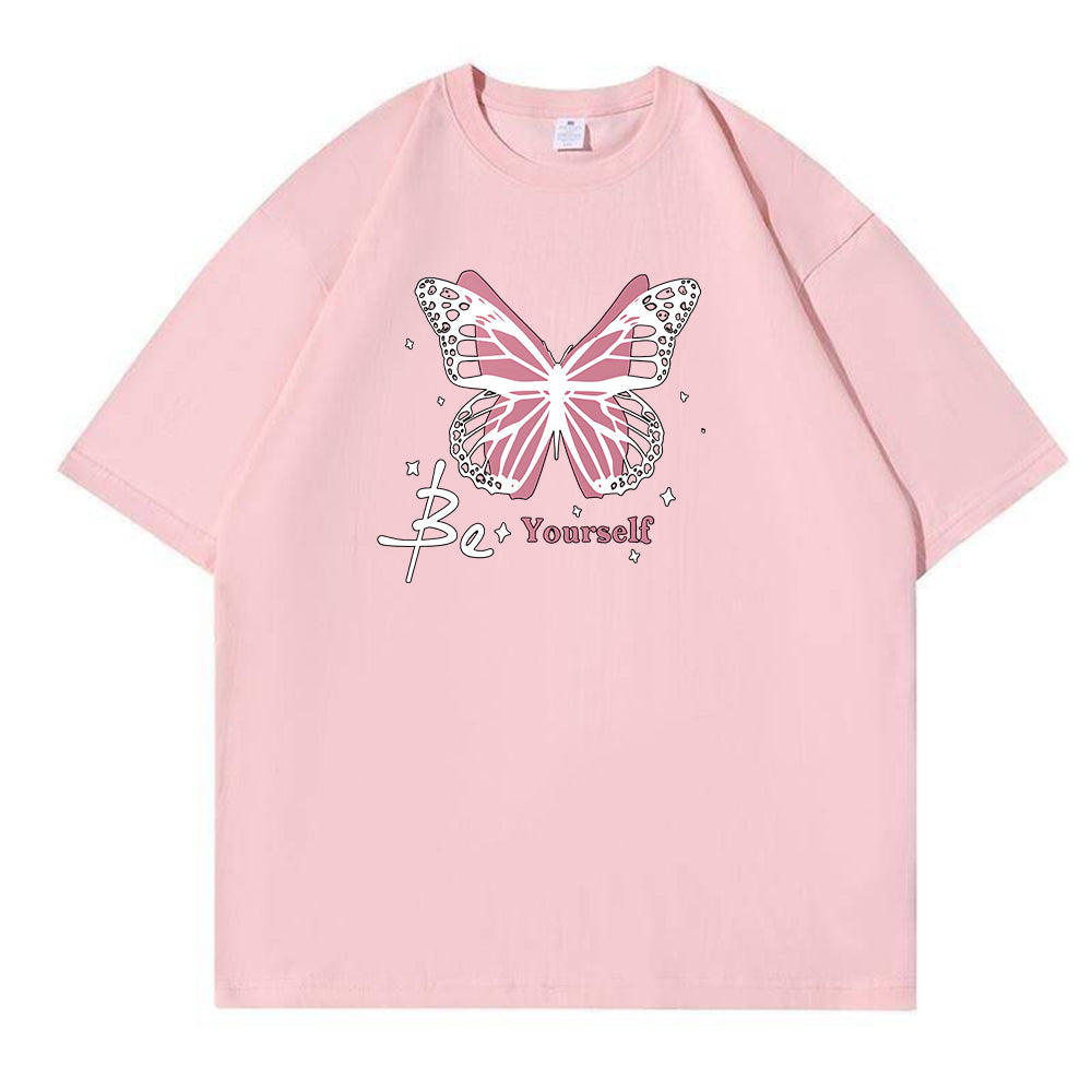 Pink Butterfly Creative Pattern Design T-Shirts, Hoodies, Sweatshirts