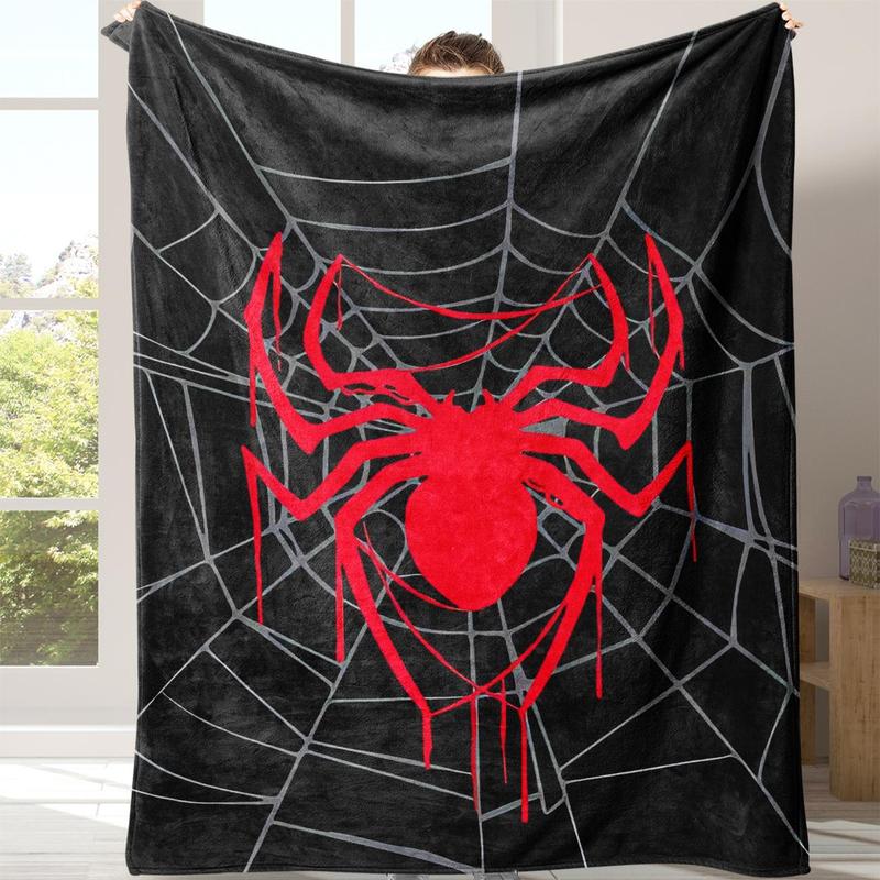 Spider Web Pattern Cozy Blanket Soft and Comfortable