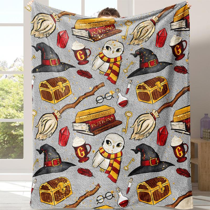 Treasure Cartoon Pattern Soft Comfortable Warm Throw Napping Blankets