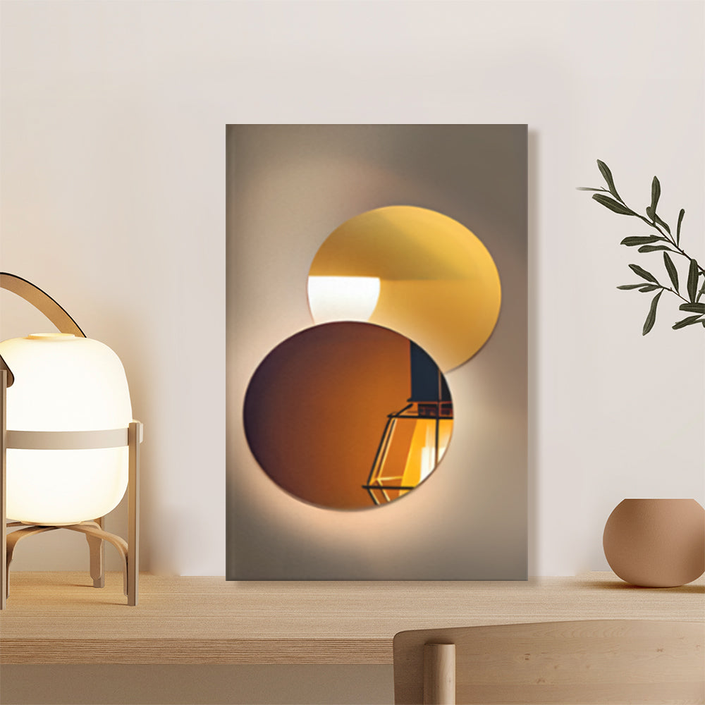 Modern Light Luxury Decorative Pattern, Triple Frameless Canvas Painting