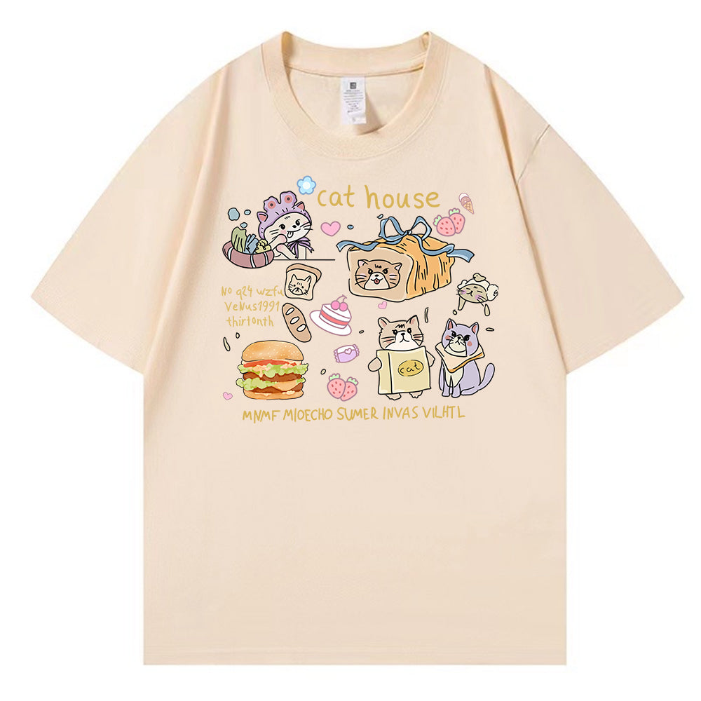 Illustration Graffiti Cute Kitten T-Shirts, Hoodies, Sweatshirts