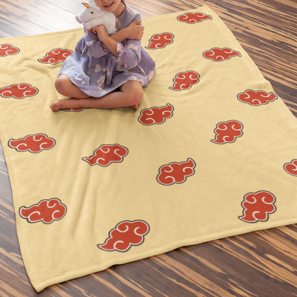 Creative cloud-shaped blanket is soft and comfortable