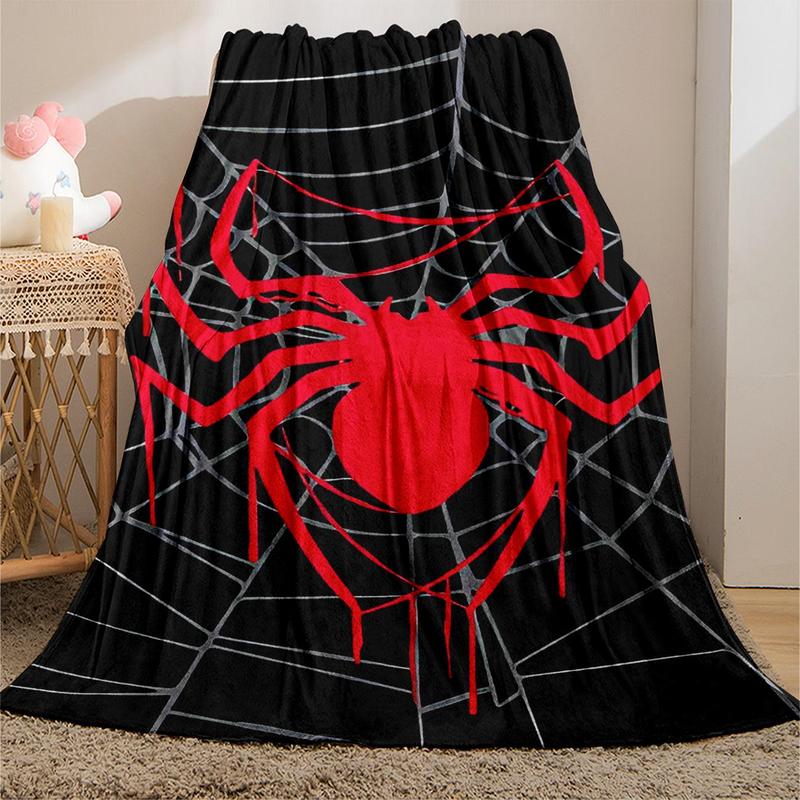 Spider Web Pattern Cozy Blanket Soft and Comfortable