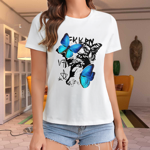 Butterfly Graffiti Print T-Shirts, Hoodies, Sweatshirts