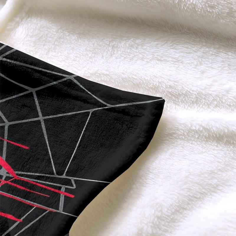 Spider Web Pattern Cozy Blanket Soft and Comfortable