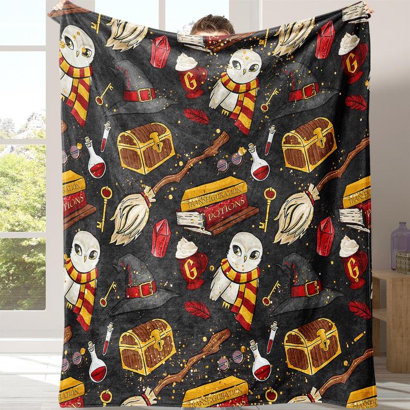 Treasure Cartoon Pattern Soft Comfortable Warm Throw Napping Blankets