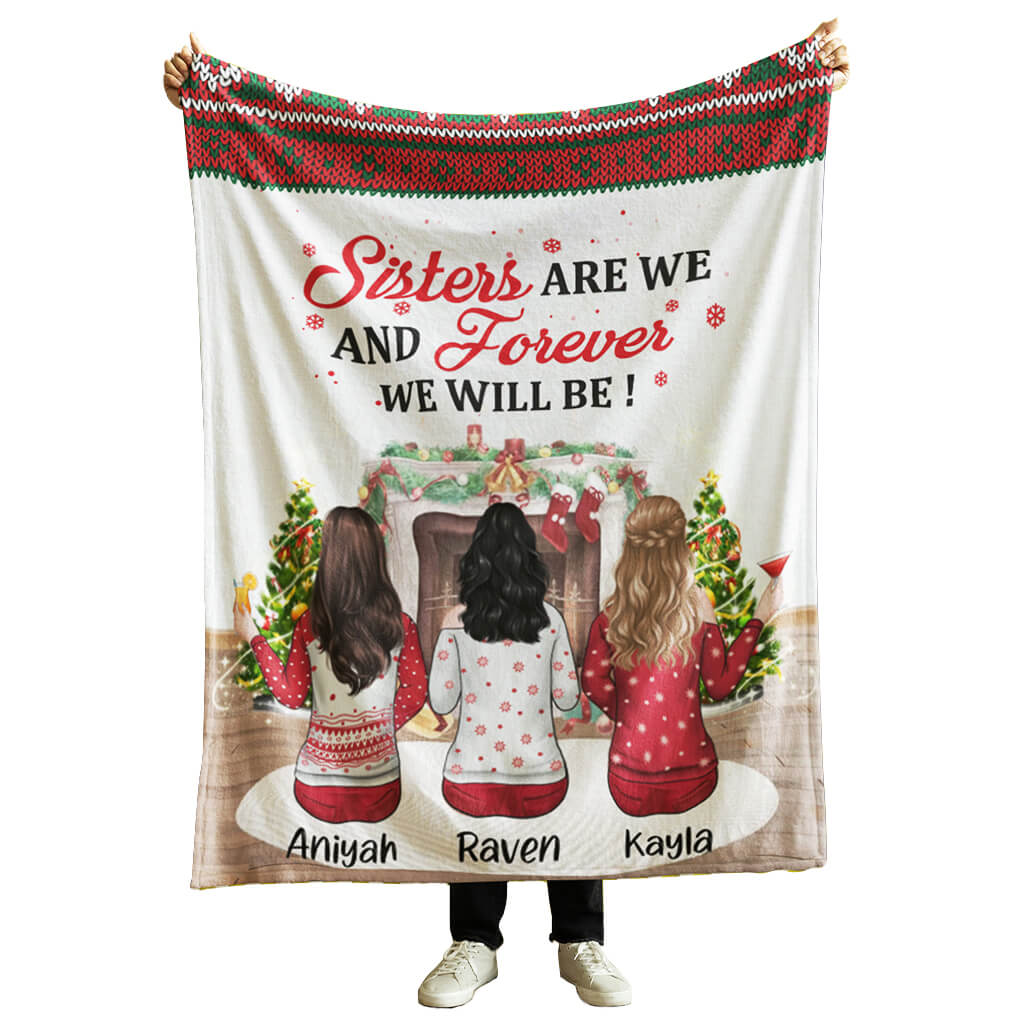 There Is No Greater Gift Than Friendship - Personalized Fleece Blanket, Sherpa Blanket - Christmas Gift For Sisters, Besties And Friends