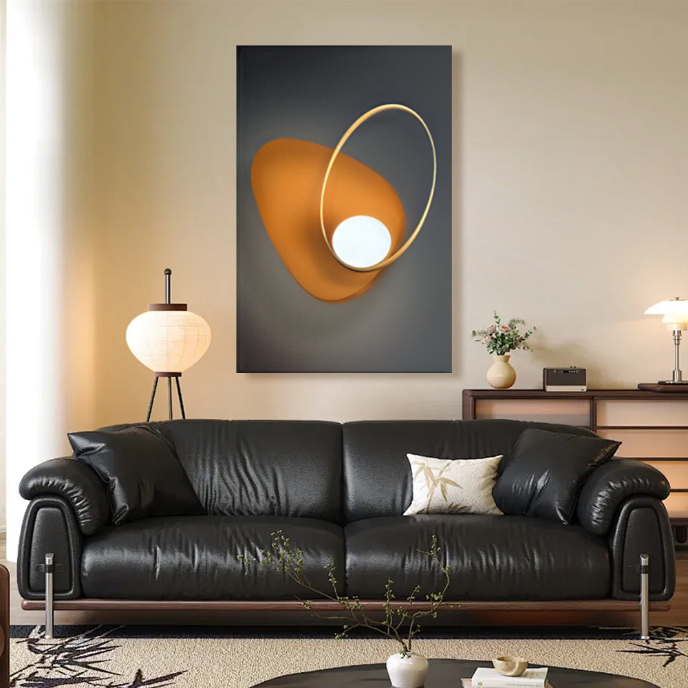 Modern Light Luxury Decorative Pattern, Triple Frameless Canvas Painting