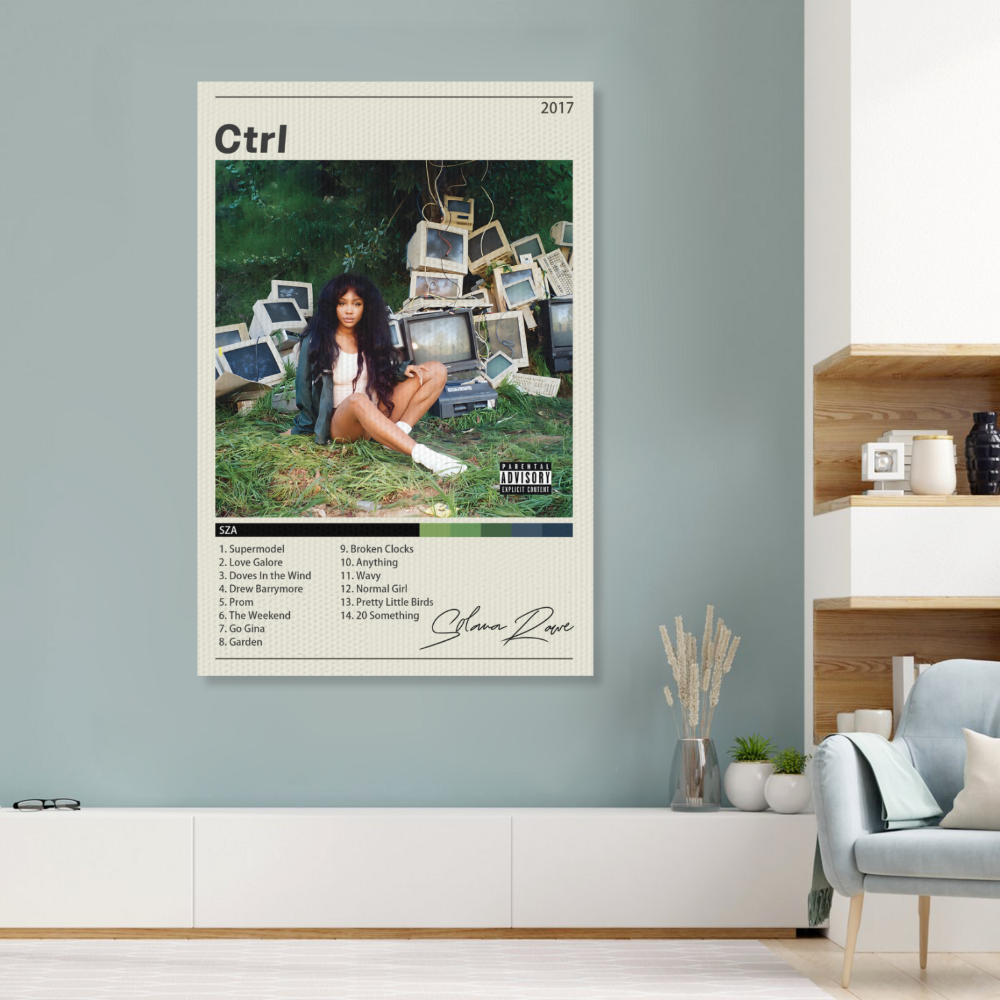 ArtÉlan Poster Cover  Design,Triple Frameless Canvas Painting