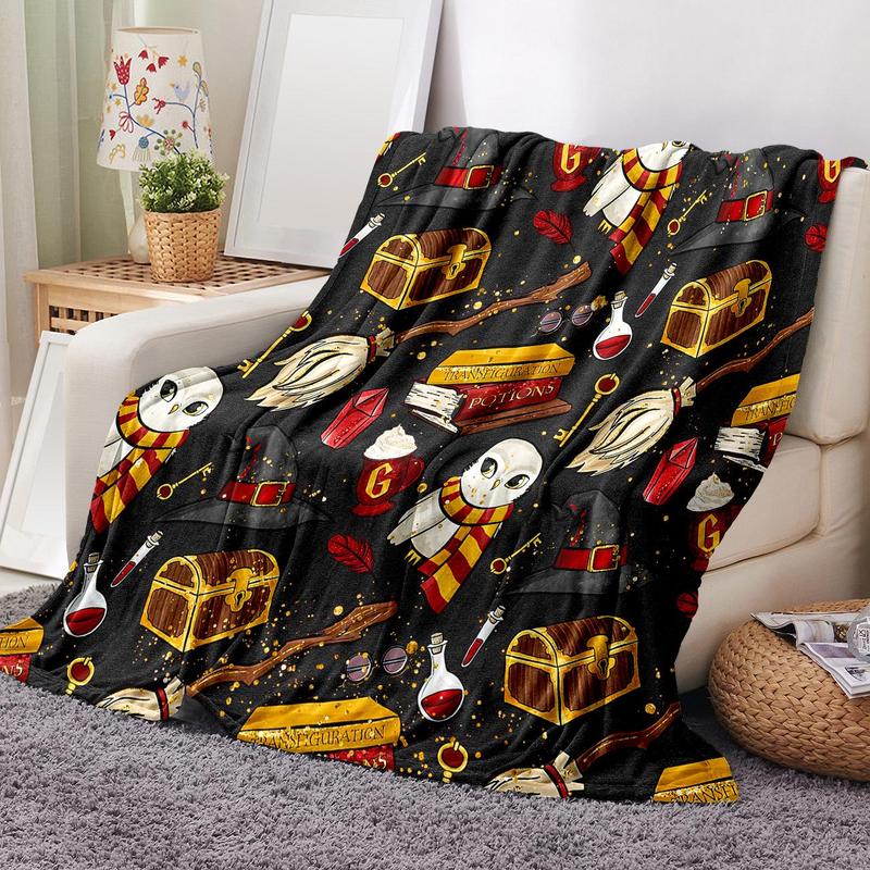 Treasure Cartoon Pattern Soft Comfortable Warm Throw Napping Blankets