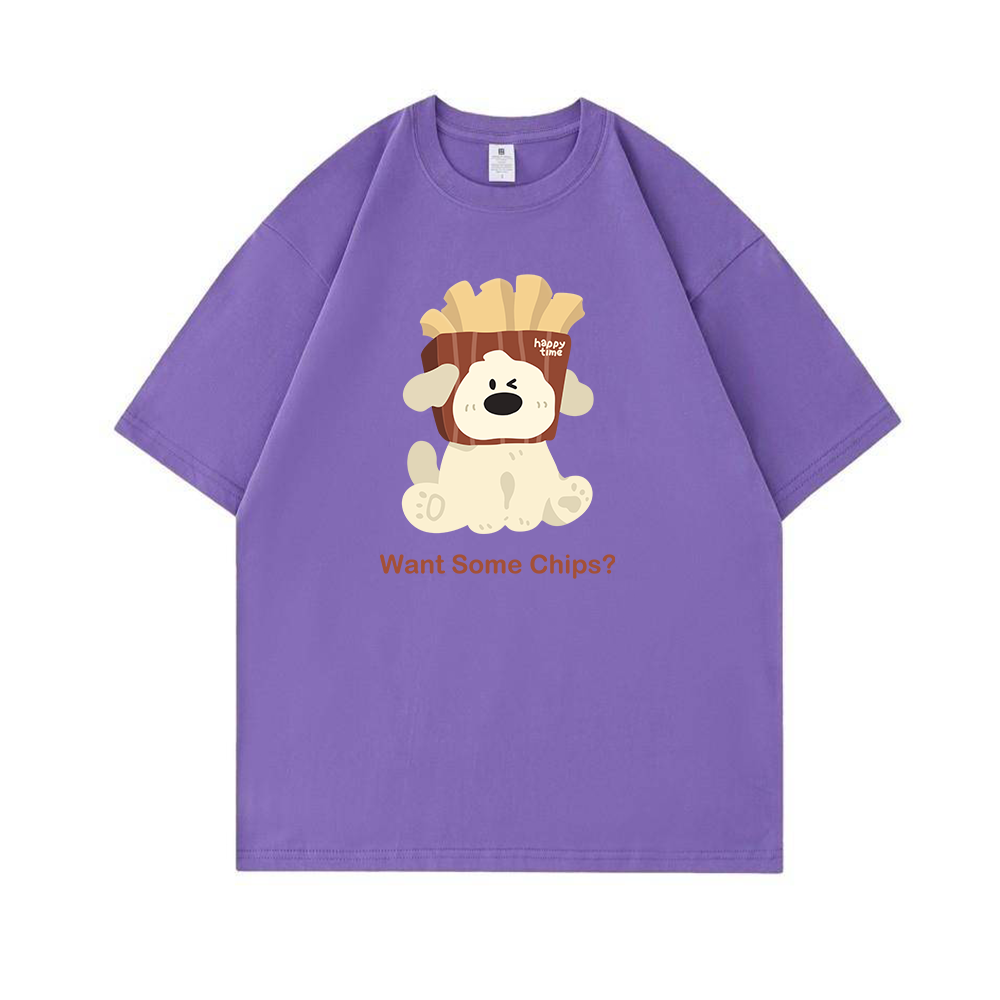 French Fries Puppy Creative Pattern T-Shirts, Hoodies, Sweatshirts