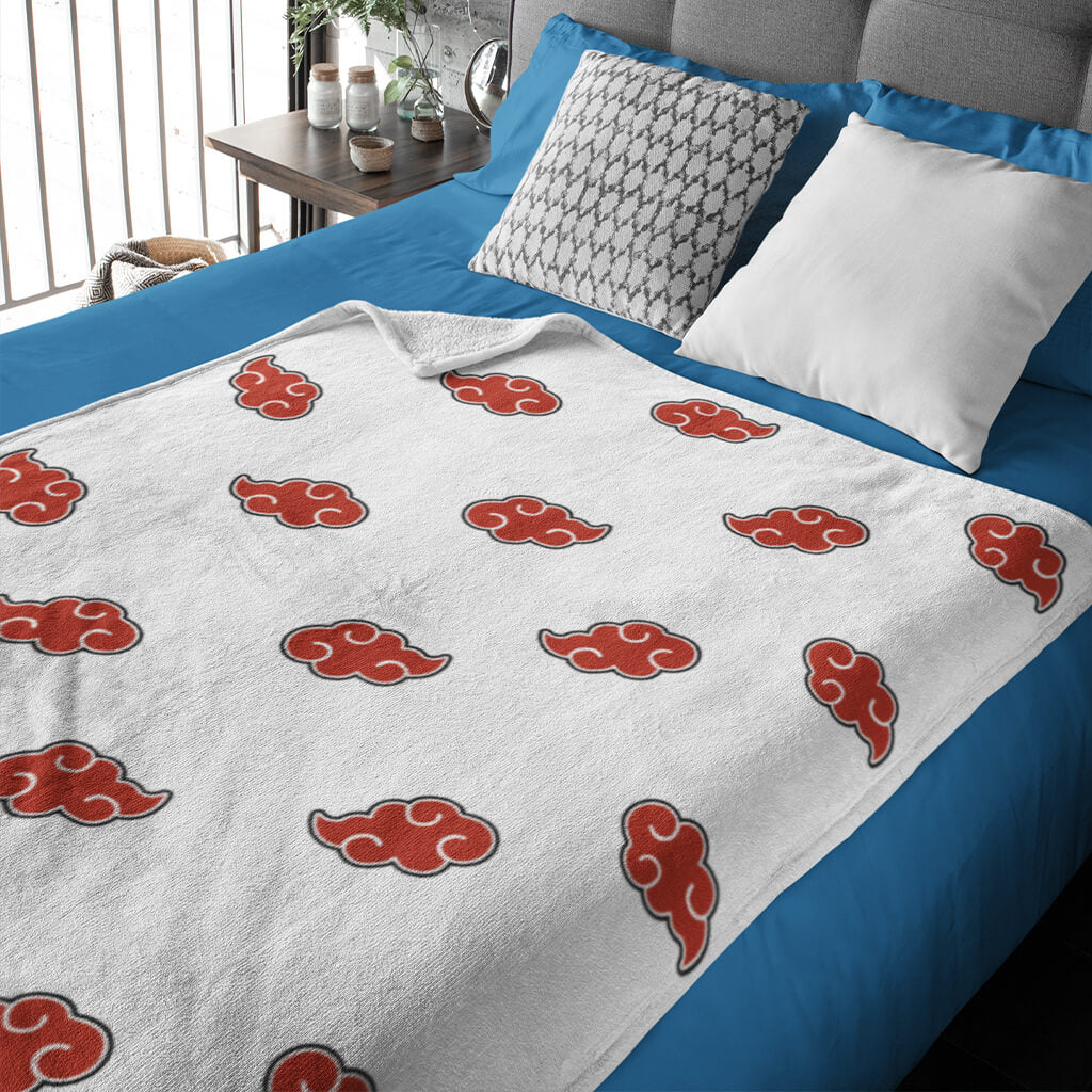 Creative cloud-shaped blanket is soft and comfortable