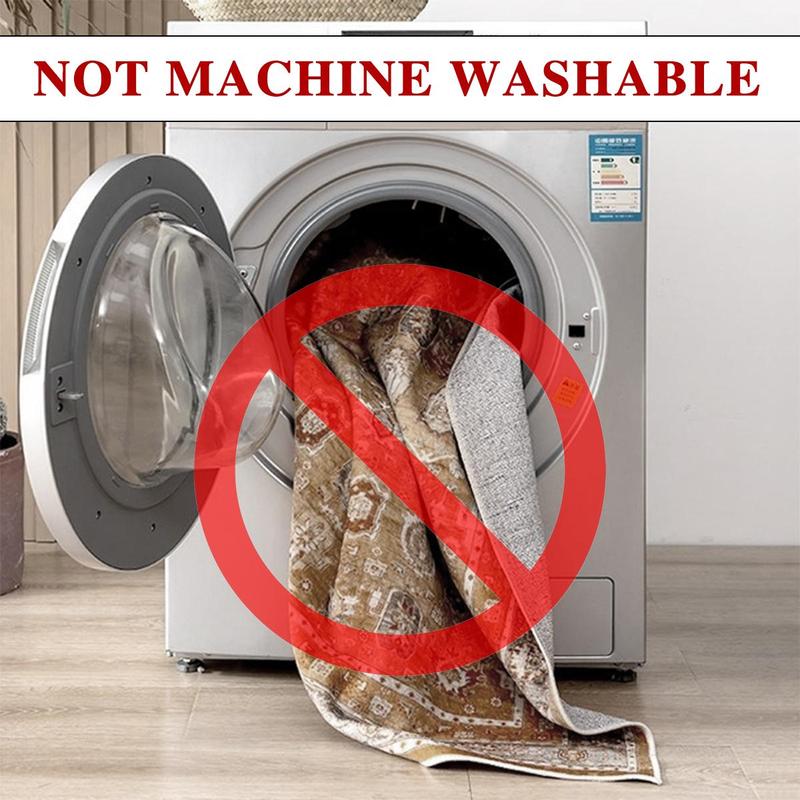 Cartoon Smile Face Design Pattern Soft Non-slip Bedside Shaggy Floormat