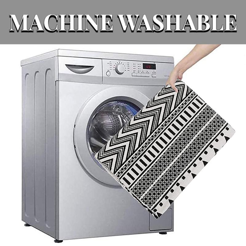 Irregular Shaped Rose Pattern Soft Non-slip Bedside Shaggy Floormat