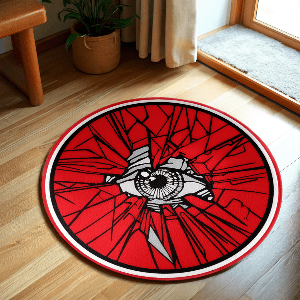 Cartoon Eye-Catching Round Non-Slip Soft Comfortable Floormat