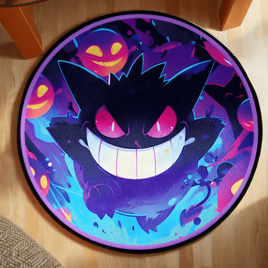 Funny Creative Pokémon Round Non-Slip Soft Comfortable Floormat