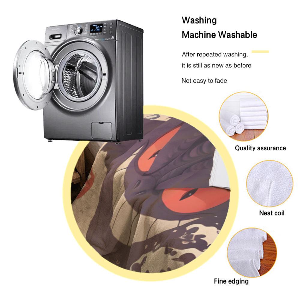 Gengar, Pokemon anime style blanket, soft and comfortable
