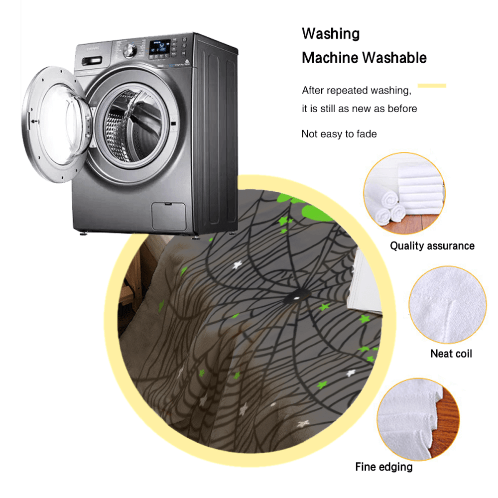 Creative Spider Web Pattern Blanket, Soft And Comfortable