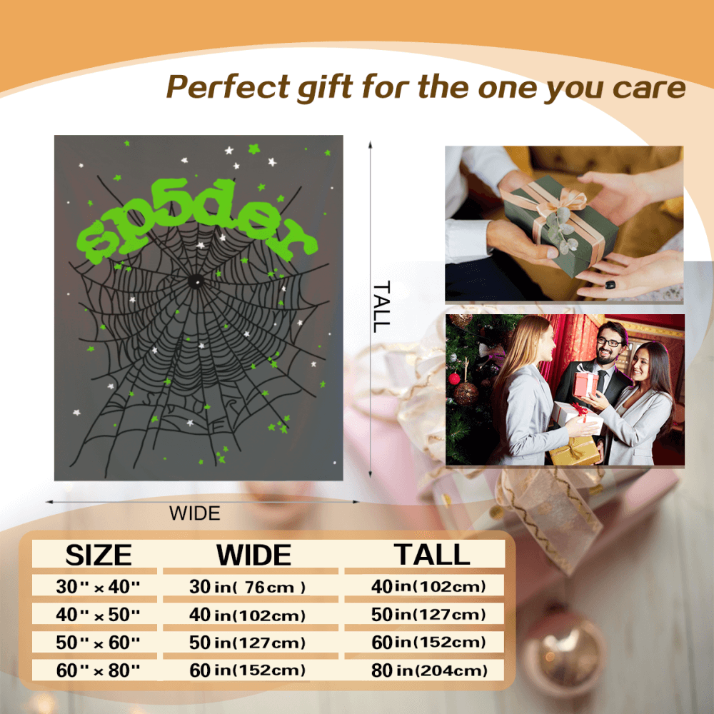 Creative Spider Web Pattern Blanket, Soft And Comfortable