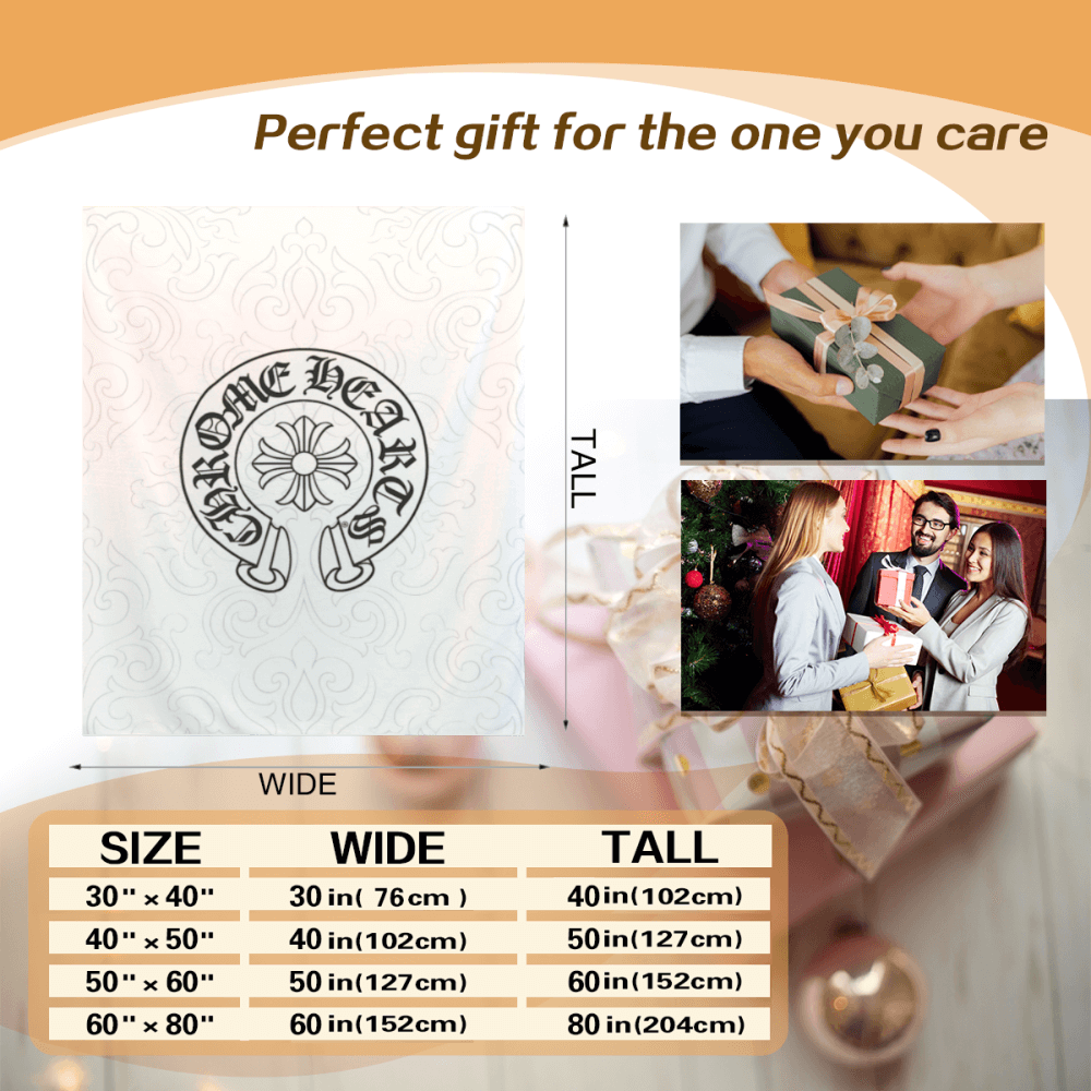 Fashion And Creativity Pattern, White Blanket, Soft And Comfortable