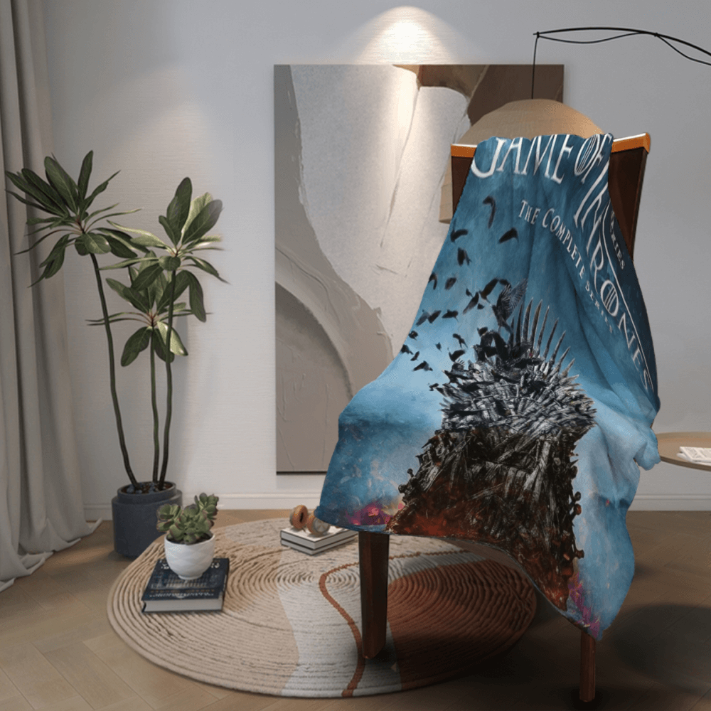 Game Of Thrones - Ten Years Have Finally Come To An End. Blanket, Soft And Comfortable