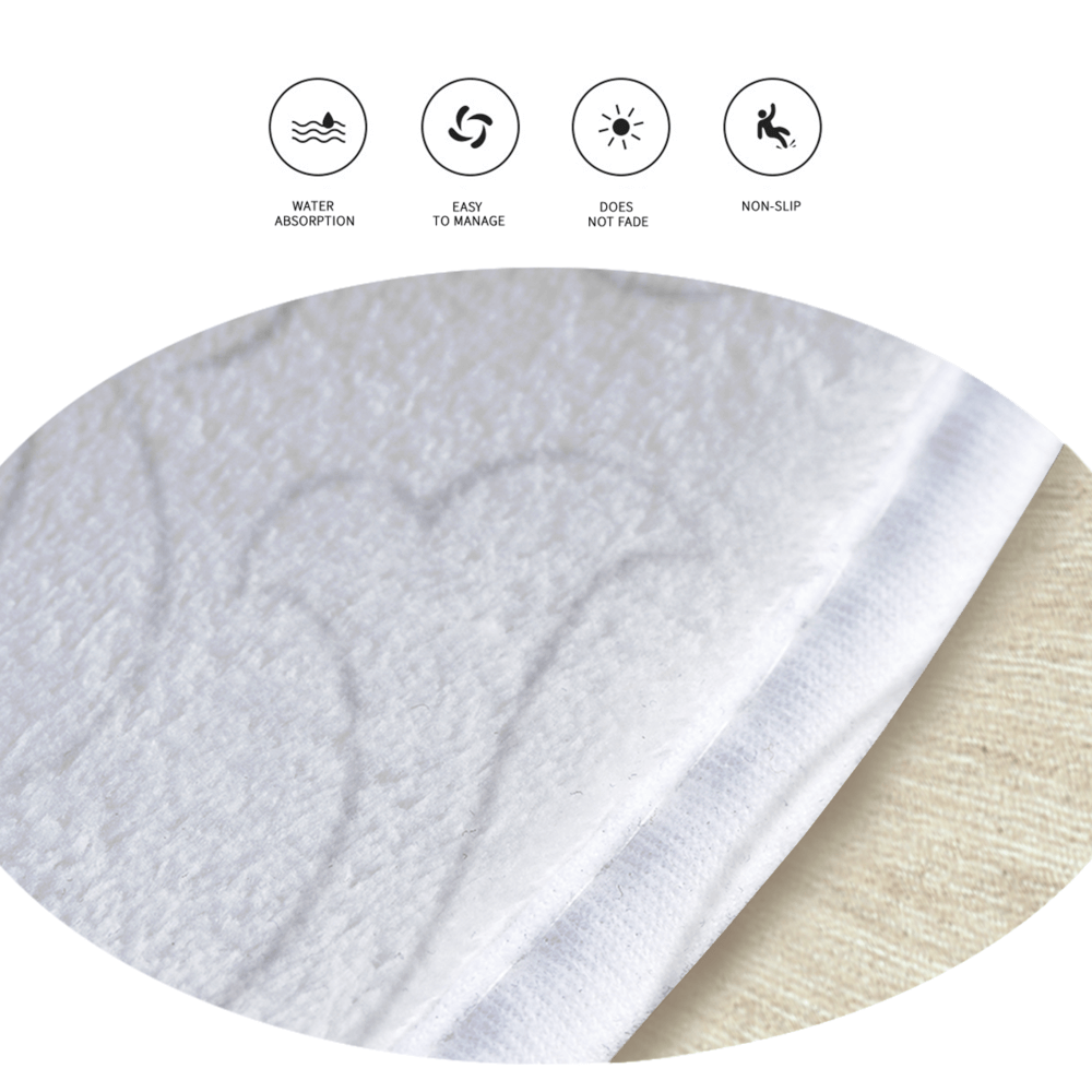 Crosby Creative Round Non-slip Soft and Comfortable Floormat