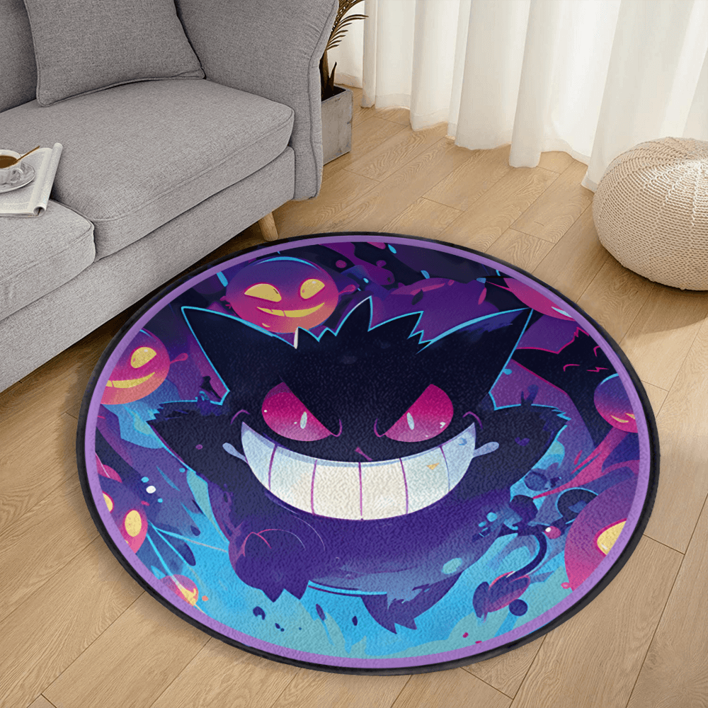 Funny Creative Pokémon Round Non-Slip Soft Comfortable Floormat