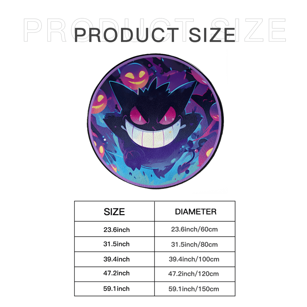 Funny Creative Pokémon Round Non-Slip Soft Comfortable Floormat