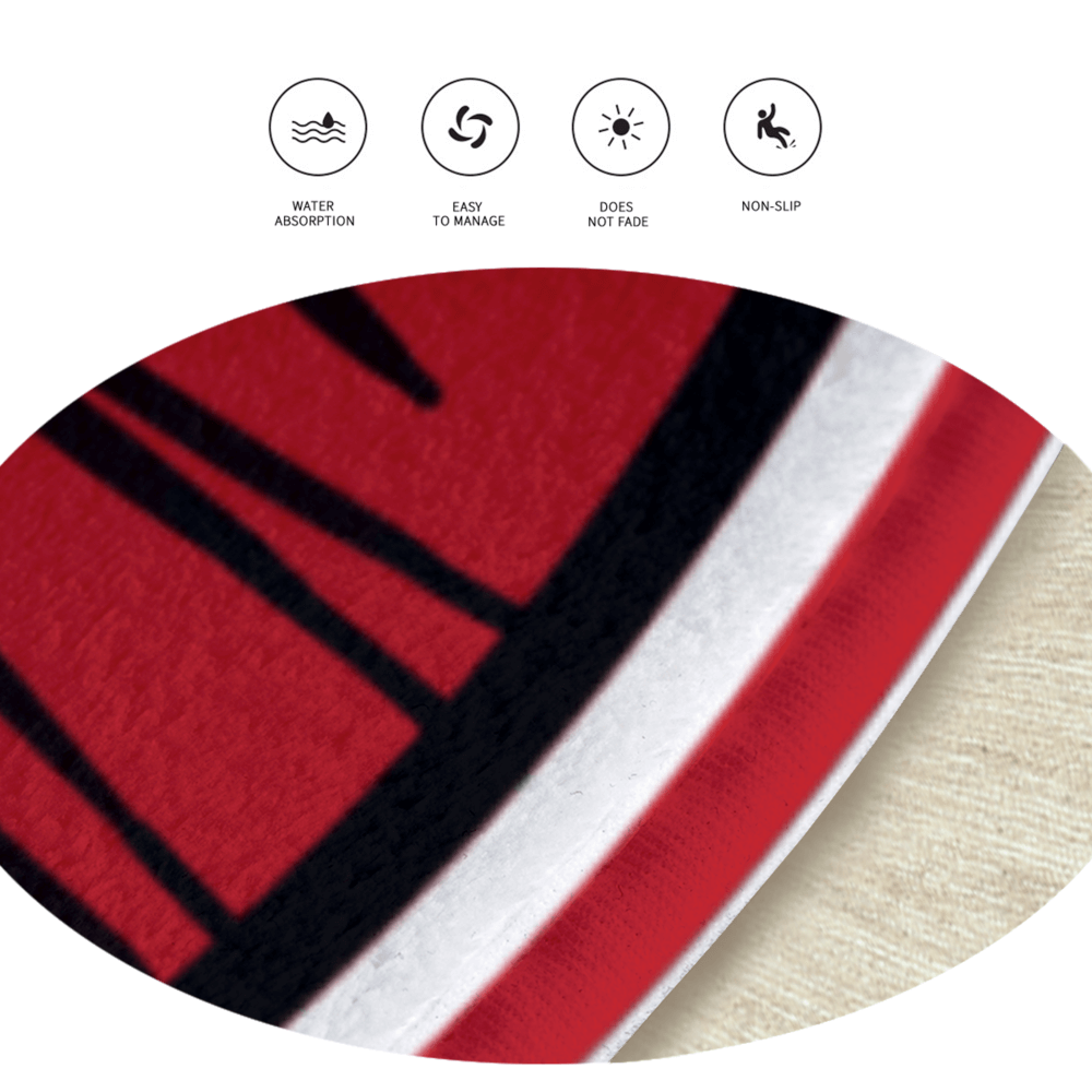 Cartoon Eye-Catching Round Non-Slip Soft Comfortable Floormat