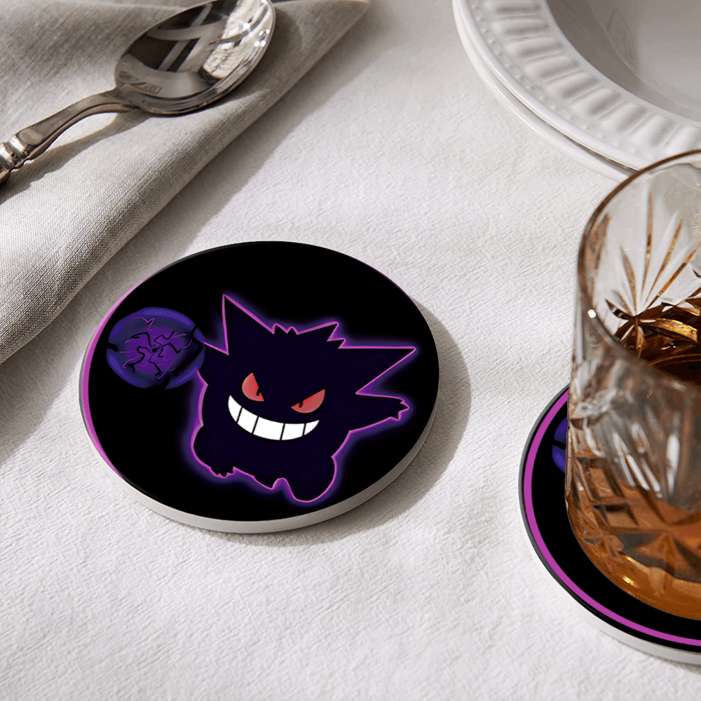 Pokémon Creative Design, Round Ceramic Coaster (Combination Set)